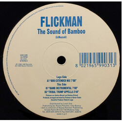 Flickman The Sound Of Bamboo USED VINYL 12INCH 33 S RPM STEREO