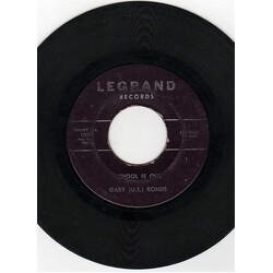 Gary U.S. Bonds School Is Out USED VINYL 7INCH 45 RPM SINGLE STYRENE MONO