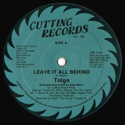 Tolga (2) Leave It All Behind VINYL 12" USED