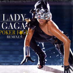 Lady Gaga Poker Face (Remixes) VINYL 12" USED