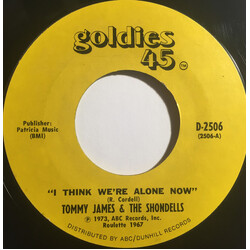 Tommy James & The Shondells I Think We're Alone Now USED VINYL 7INCH 45 RPM SINGLE REISSUE