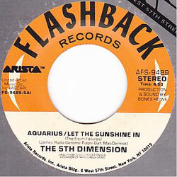 The Fifth Dimension Aquarius / Let The Sunshine In USED VINYL 7INCH SINGLE 45 RPM REISSUE