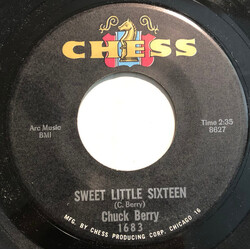 Chuck Berry Sweet Little Sixteen / Reelin And Rocking USED VINYL 7INCH 45 RPM REISSUE