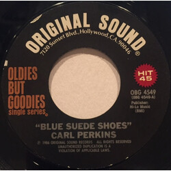 Carl Perkins Blue Suede Shoes / Honey Don't USED VINYL 7INCH 45 RPM