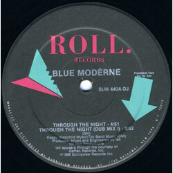 Blue Moderne Through The Night USED VINYL 12INCH 33 S RPM PROMO