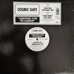Cosmic Gate Somewhere Over The Rainbow USED VINYL 12INCH 33 S RPM 45 RPM STEREO