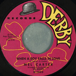 Mel Carter When A Boy Falls In Love / So Wonderful Vinyl 7" USED