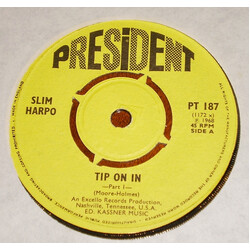 Slim Harpo Tip On In USED VINYL 7INCH 45 RPM