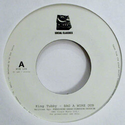 King Tubby / Junior Byles Bag A Wire Dub / Fade Away USED VINYL 7INCH 45 RPM PROMO