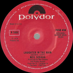 Neil Sedaka Laughter In The Rain USED VINYL 7INCH 45 RPM SINGLE STYRENE