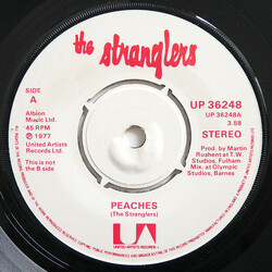 The Stranglers Peaches / Go Buddy Go USED VINYL 7INCH 45 RPM SINGLE