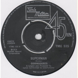 Commodores Superman USED VINYL 7INCH 45 RPM SINGLE