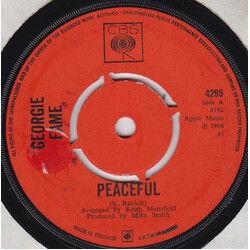 Georgie Fame Peaceful USED VINYL 7INCH 45 RPM SINGLE