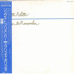 Scritti Politti Songs To Remember Vinyl LP USED