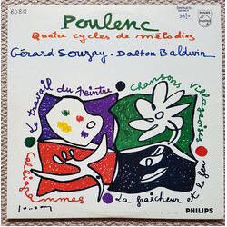 Francis Poulenc / Gérard Souzay / Dalton Baldwin Quatre Cycles De Mélodies Vinyl LP USED