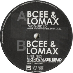 BCee & Lomax Misguided / Lifelines (Nightwalker Remix) USED VINYL 12INCH