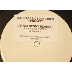 JB / Benny Blanco 48 Hours (Remix) / Theory USED VINYL 12INCH WHITE LABEL PROMO