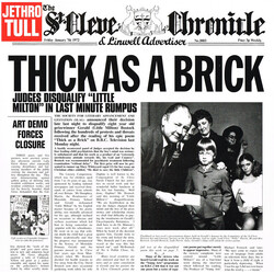 Jethro Tull Thick As A Brick Vinyl LP USED