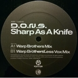 D.O.N.S. Sharp As A Knife USED VINYL 12INCH 45 RPM