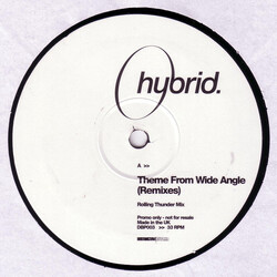 Hybrid Theme From Wide Angle (Remixes) USED VINYL 12INCH PROMO 33 S RPM