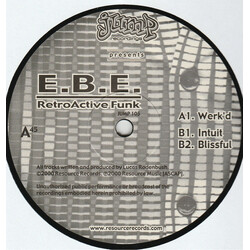 E.B.E. (2) Retroactive Funk USED VINYL 12INCH 33 S RPM 45 RPM