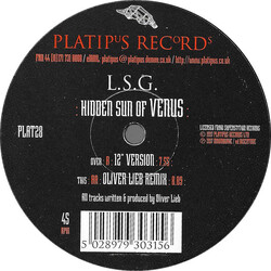 L.S.G. Hidden Sun Of Venus USED VINYL 12INCH 45 RPM