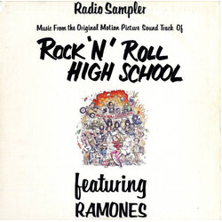 Ramones Radio Sampler: Music From The Original Motion Picture Sound Track Of Rock 'N' Roll High School USED VINYL 12INCH 33 S RPM PROMO SAMPLER STEREO