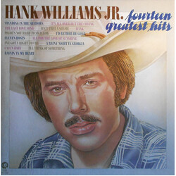 Hank Williams Jr. Fourteen Greatest Hits Vinyl LP USED