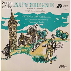 Joseph Canteloube / Netania Davrath / Pierre De La Roche Songs Of The Auvergne Vinyl LP USED