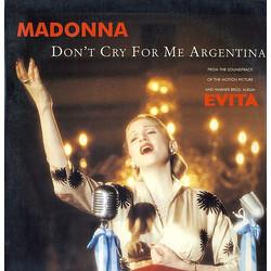 Madonna Don't Cry For Me Argentina VINYL 12" USED