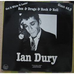 Ian Dury Sex & Drugs & Rock & Roll USED VINYL 12INCH 45 RPM SINGLE REISSUE