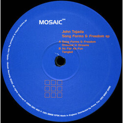 John Tejada Song Forms & Freedom EP VINYL 12" USED