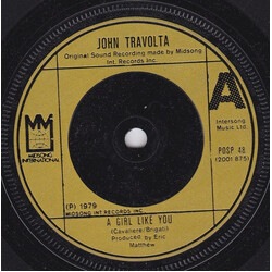 John Travolta A Girl Like You USED VINYL 7INCH 45 RPM SINGLE