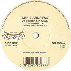 Chris Andrews (3) Yesterday Man USED VINYL 7INCH 45 RPM REISSUE MONO