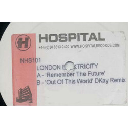 London Elektricity Remember The Future / Out Of This World (DKay Remix) USED VINYL 12INCH WHITE LABEL PROMO