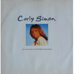 Carly Simon You're So Vain / Do The Walls Come Down USED VINYL 12INCH