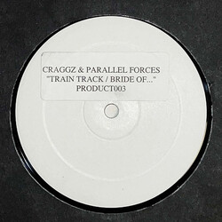 Craggz & Parallel Forces Train Track / Bride Of Funkenstein USED VINYL 12INCH WHITE LABEL PROMO