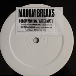 Madam Breaks Forewarning / Aftermath USED VINYL 12INCH PROMO WHITE LABEL