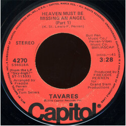 Tavares Heaven Must Be Missing An Angel USED VINYL 7INCH 45 RPM STEREO