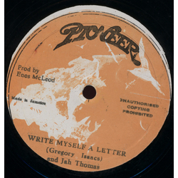 Gregory Isaacs / Jah Thomas Write Myself A Letter Vinyl 12" USED