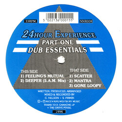 24Hour Experience Part One: Dub Essentials USED VINYL 12INCH 33 S RPM