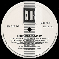 Kurtis Blow I'm Chillin' USED VINYL 12INCH SINGLE PROMO