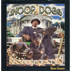 Snoop Dogg Da Game Is To Be Sold, Not To Be Told USED VINYL 12INCH 33 S RPM PROMO SAMPLER