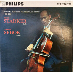 Johannes Brahms / Janos Starker / György Sebök Cello And Piano Sonatas Vinyl LP USED