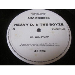Heavy D. & The Boyz / The Uptown Crew Mr Big Stuff / Uptown Crew Is Kickin It USED VINYL 12INCH PROMO