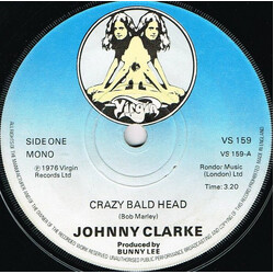 Johnny Clarke Crazy Bald Head USED VINYL 7INCH 45 RPM SINGLE MONO