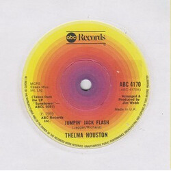 Thelma Houston Jumpin' Jack Flash USED VINYL 7INCH 45 RPM SINGLE REISSUE