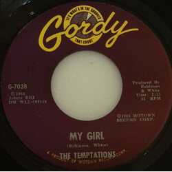 The Temptations My Girl / (Talking 'Bout) Nobody But My Baby USED VINYL 7INCH SINGLE 45 RPM