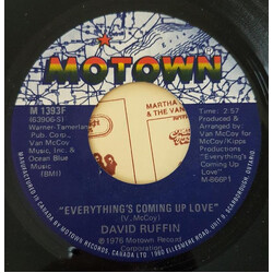 David Ruffin Everything's Coming Up Love / No Matter Where USED VINYL 7INCH 45 RPM SINGLE
