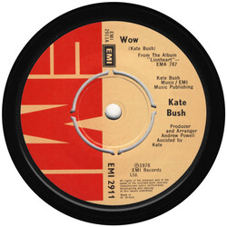 Kate Bush Wow USED VINYL 7INCH 45 RPM SINGLE REPRESS